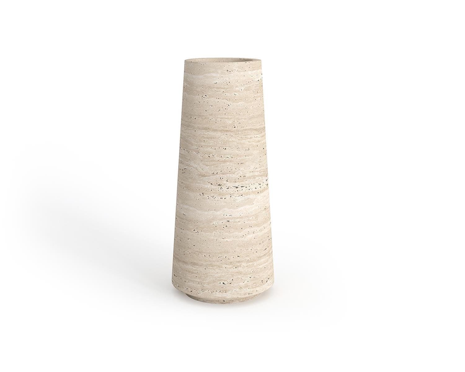 Arte Marble Traverten Uzun Vazo