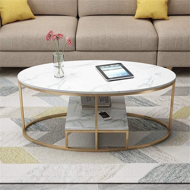 Arte Marble Bianco Muğla Orta Sehpa
