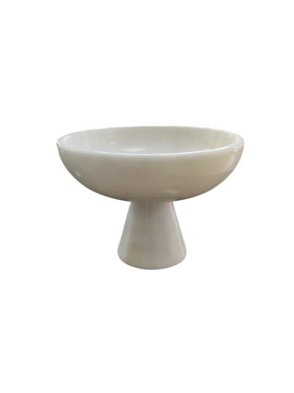 Arte Marble Muğla Beyaz Ayaklı Kase