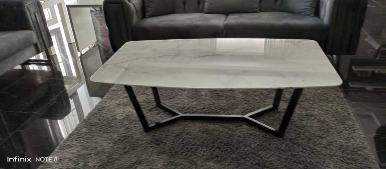 Arte Marble Muğla White Orta Sehpa