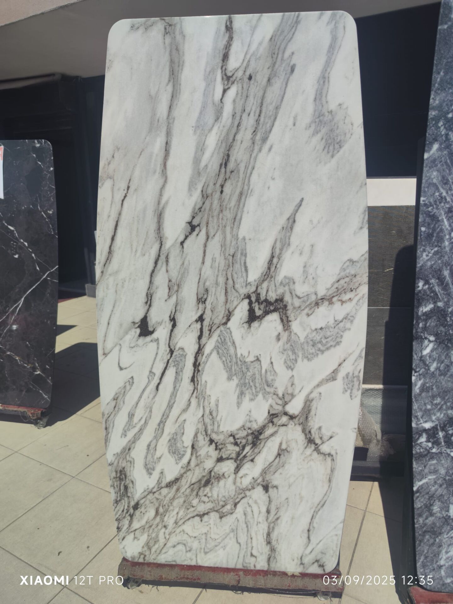 Arte Marble Yerli Carrara Yemek Masası 180x90