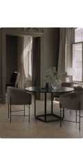 Arte Marble Black Alanya Dining Table
