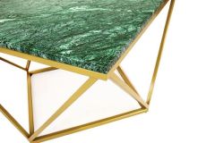 Arte Marble Verde Guetamala Orta Sehpa