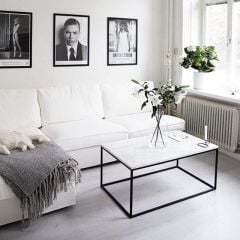 Arte Marble Bianco Muğla Orta Sehpa