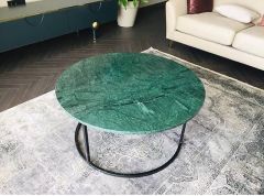 Arte Marble Verde Guetamala Orta Sehpa