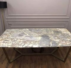 Arte Marble Bianco Muğla Mermer Yemek Masası