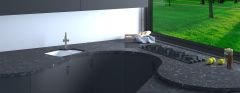 Arte Marble Belenco 8727 Spa Black
