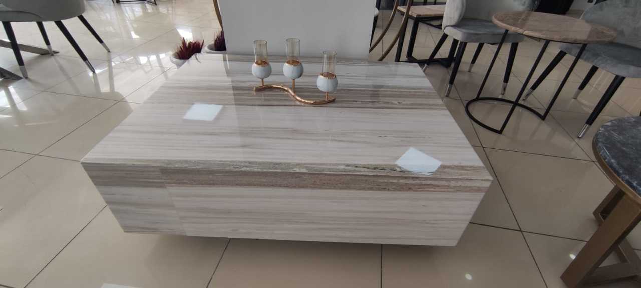Arte Marble Palissandro Blok Orta Sehpa