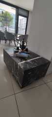 Arte Marble Alanya Siyahı Blok Sehpa