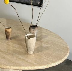 Arte Marble Traverten Yemek Masası