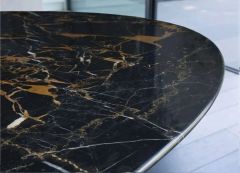 Arte Marble Portoro Gold Mermer Tulip Masa