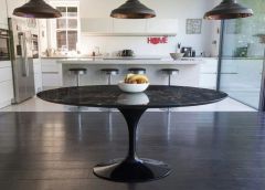 Arte Marble Portoro Gold Mermer Tulip Masa