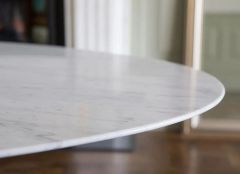 Arte Marble Carrara Mermer Tulip Masa