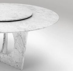 Arte Marble Carrara Mermer Yemek Masası