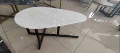 Arte Marble Afyon Sarı Yumurta Orta Sehpa