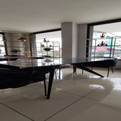 Arte Marble Uludağ Siyahı Mermer Yemek Masası