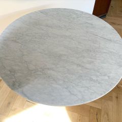 Arte Marble Carrara Block Dining Table
