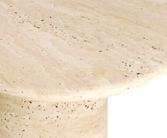 Arte Marble Traverten Orta Sehpa