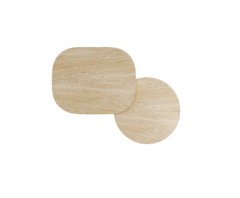 Arte Marble Traverten Orta Sehpa