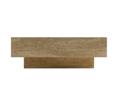 Arte Marble Traverten Orta Sehpa