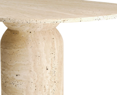 Arte Marble Traverten Yemek Masası