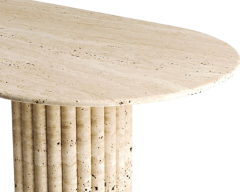 Arte Marble Traverten Yemek Masası