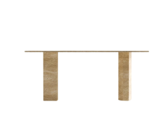Arte Marble Traverten Yemek Masası