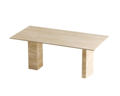 Arte Marble Traverten Yemek Masası