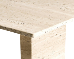 Arte Marble Traverten Yemek Masası