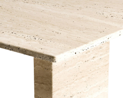Arte Marble Traverten Yemek Masası