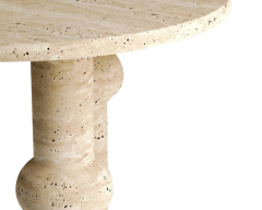 Arte Marble Traverten Yemek Masası