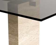 Arte Marble Traverten Yemek Masası