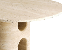Arte Marble Traverten Yemek Masası