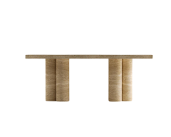 Arte Marble Traverten Yemek Masası