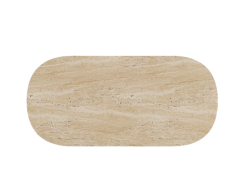Arte Marble Traverten Yemek Masası
