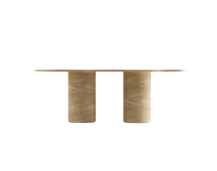 Arte Marble Traverten Yemek Masası
