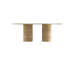 Arte Marble Traverten Yemek Masası