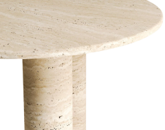 Arte Marble Traverten Yemek Masası