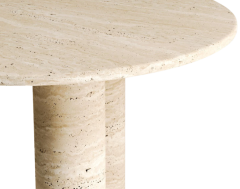 Arte Marble Traverten Yemek Masası