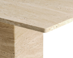 Arte Marble Traverten Yemek Masası