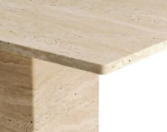 Arte Marble Traverten Yemek Masası
