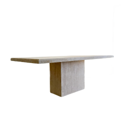 Arte Marble Traverten Yemek Masası