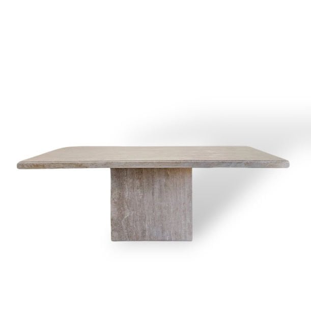 Arte Marble Traverten Yemek Masası