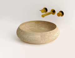 Arte Marble Traverten Lavabo