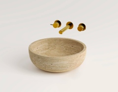 Arte Marble Traverten Lavabo