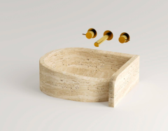 Arte Marble Traverten Lavabo
