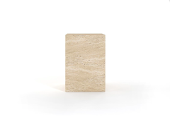 Arte Marble Traverten Yan Sehpa