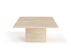 Arte Marble Traverten Orta Sehpa
