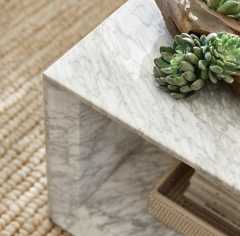 Arte Marble Carrara Block Center Table
