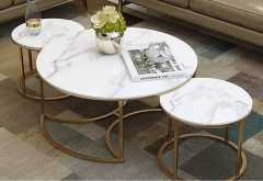 Arte Marble Muğla White Orta Sehpa